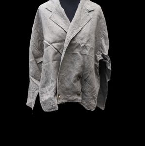 FLAX 100% Linen Jacket Sz Large